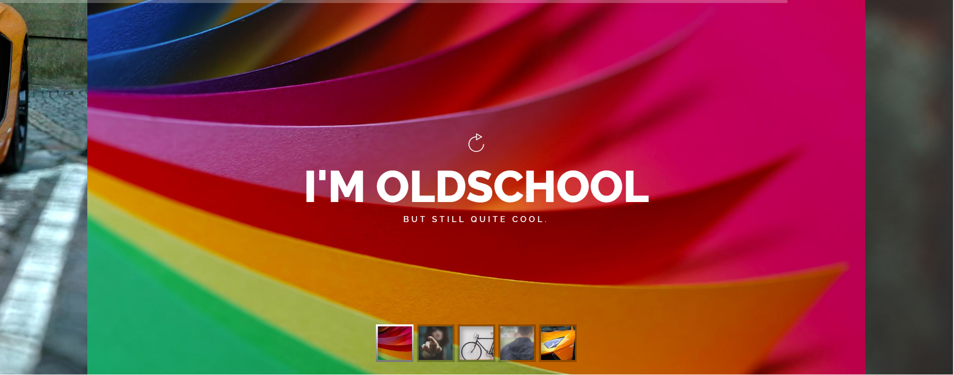 slider revolution image carousel