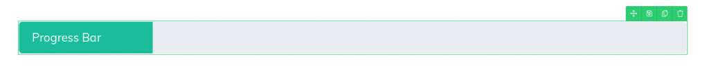 progress bar element in thrive architect