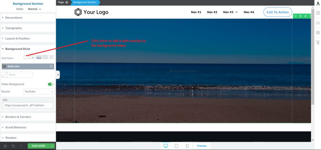 adding-overlay-to-background-video-in-Thrive-Architect