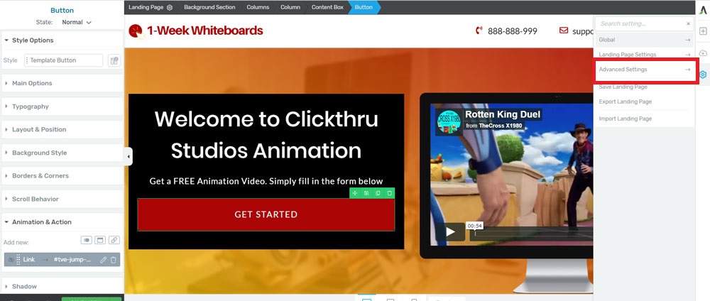 pasting-custom-css-in-thrive-architect