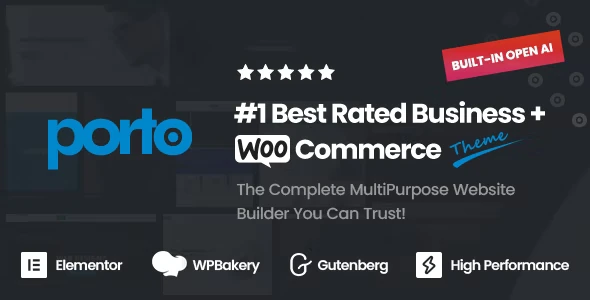 Porto Multipurpose & WooCommerce Theme: Features, Plugins, and Page Builders